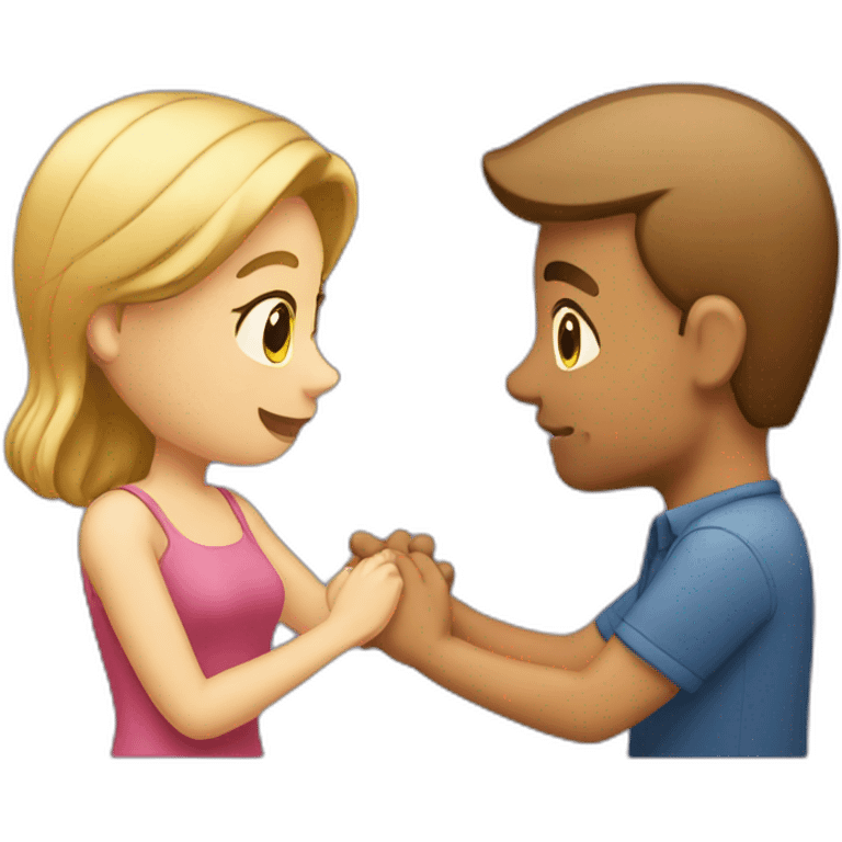 Man-proposing-to-woman emoji