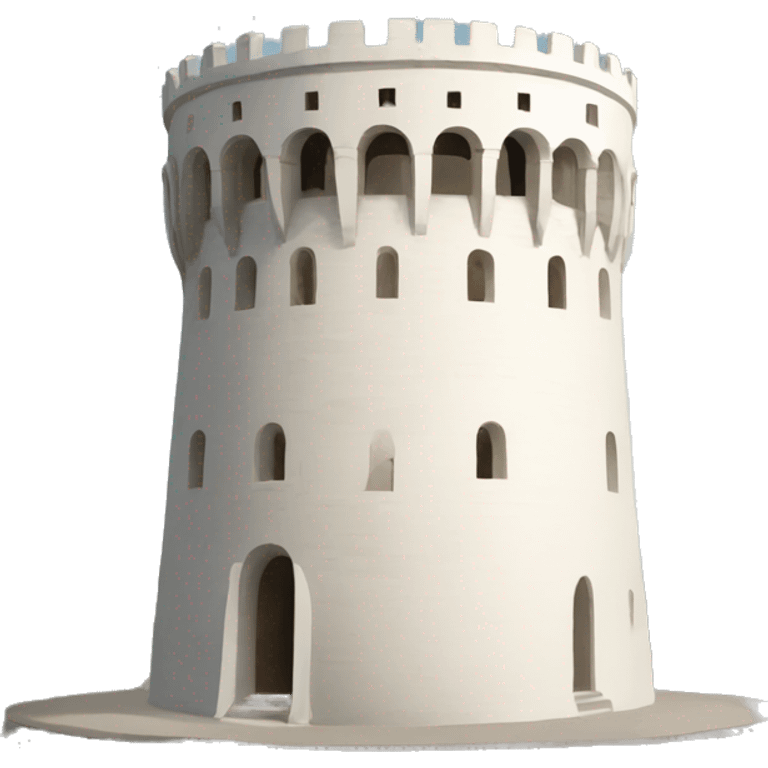 Thessaloniki white tower emoji