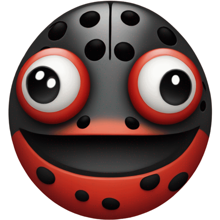 Ladybug with a mustache  emoji