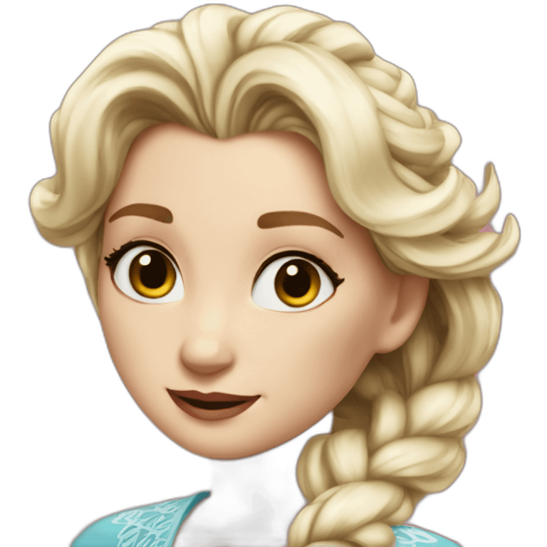 Hyperrealist Elsa pataki emoji