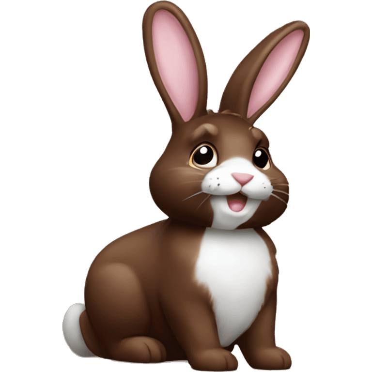 Lapin en chocolat  emoji