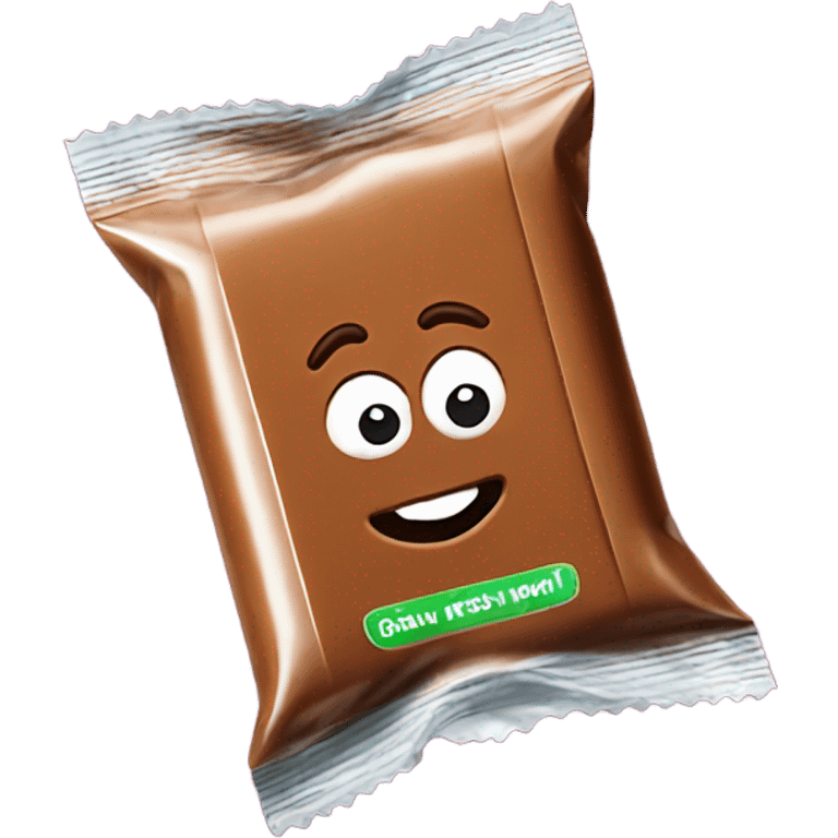 two protein bar on bag emoji