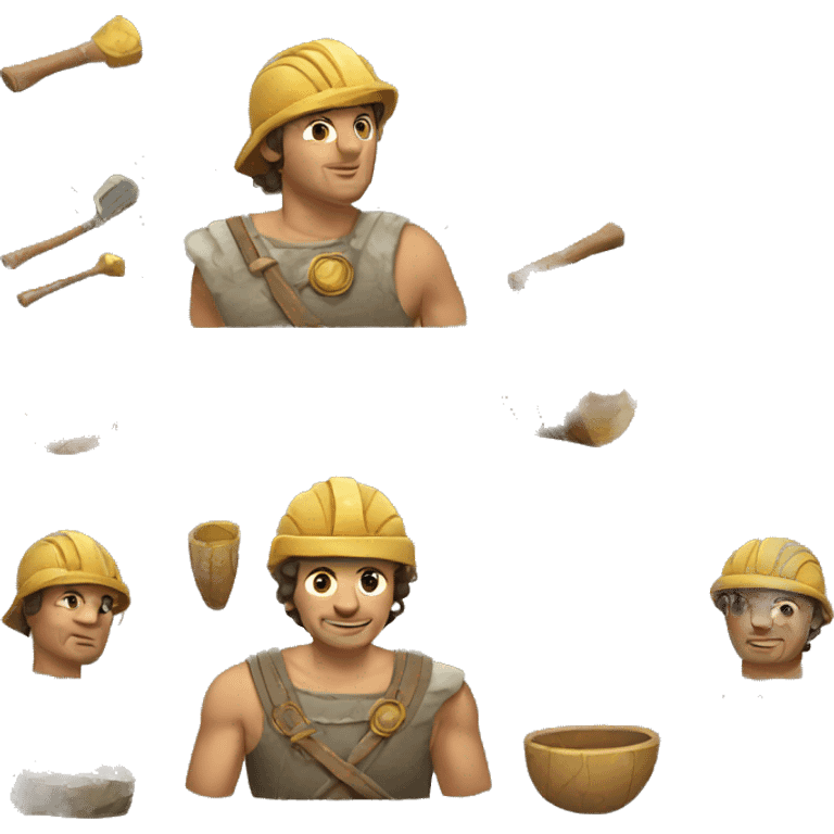 ancient roman miner emoji