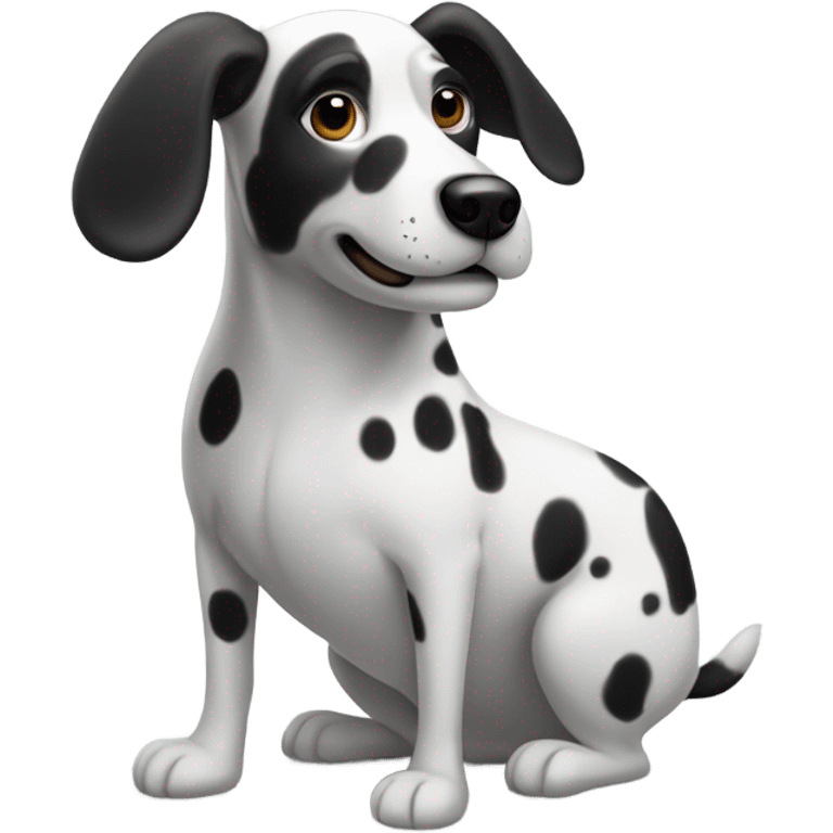 Spotty dog emoji