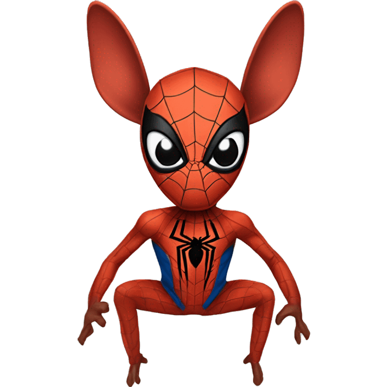 kangaroo spider-man suit emoji