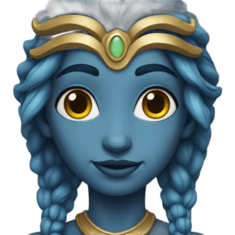 Shiva blue skin emoji