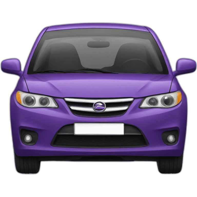 purple car emoji