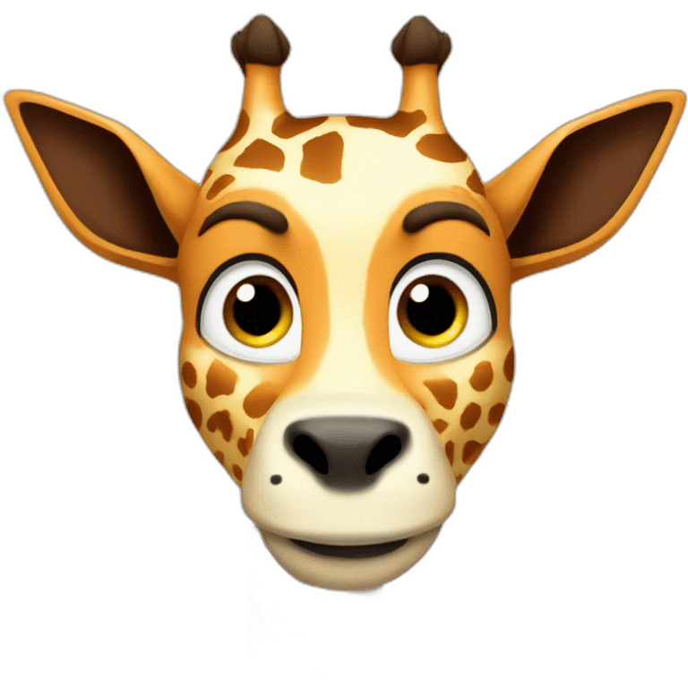 Girafe goku emoji