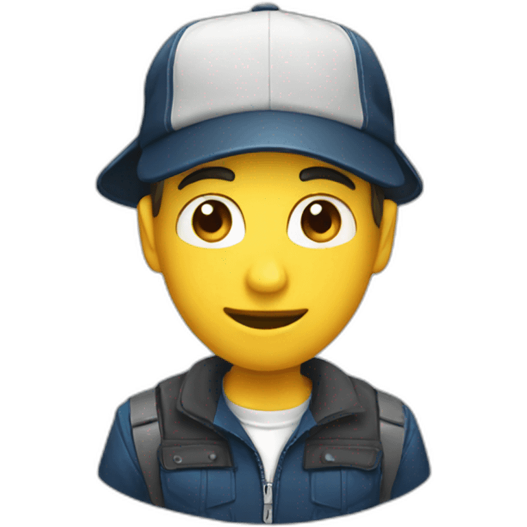 Casquette emoji