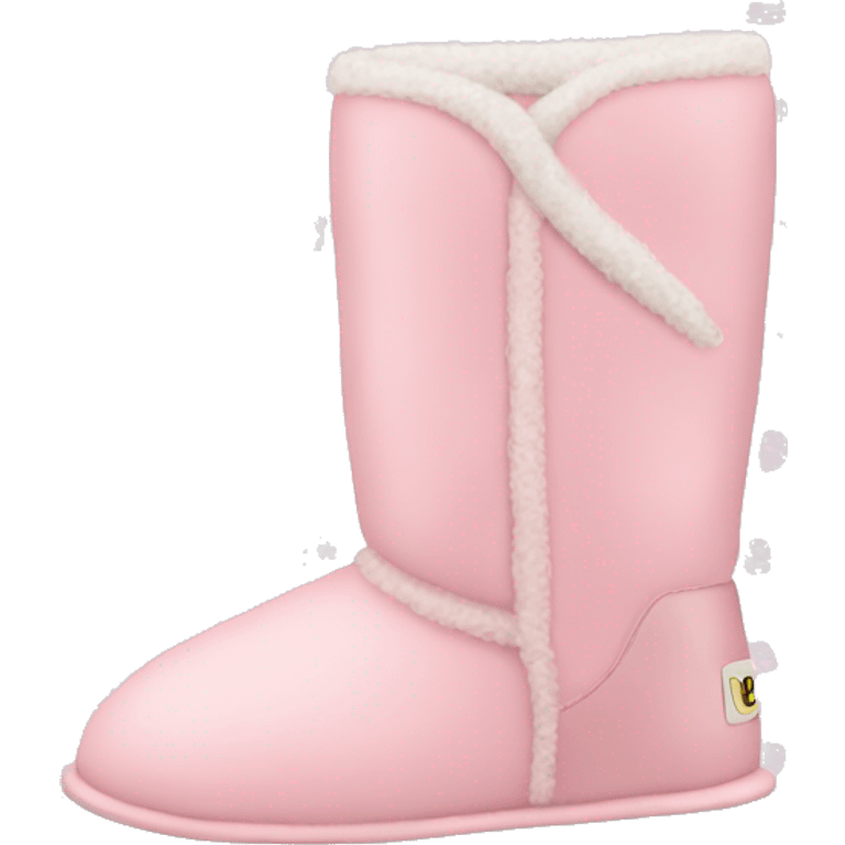 Pastel pink uggs emoji