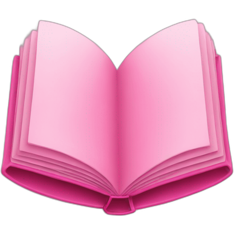 pink book emoji