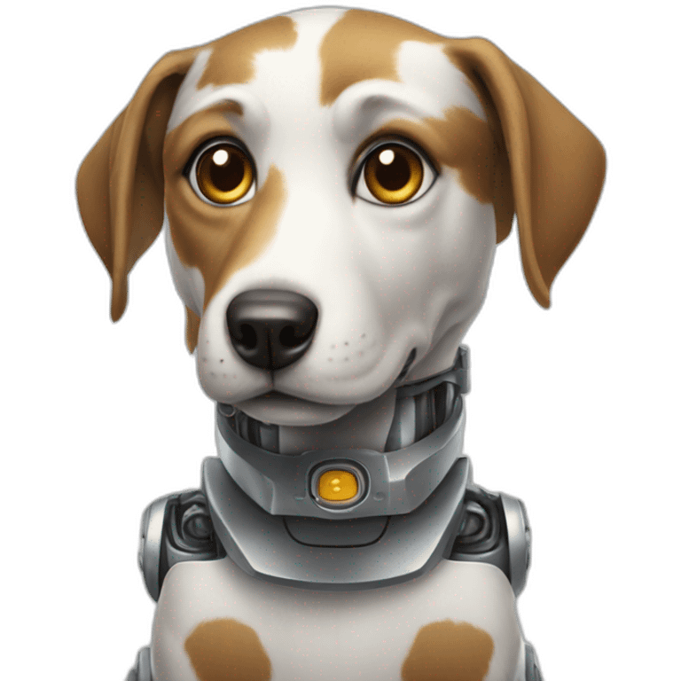 Robot dog emoji