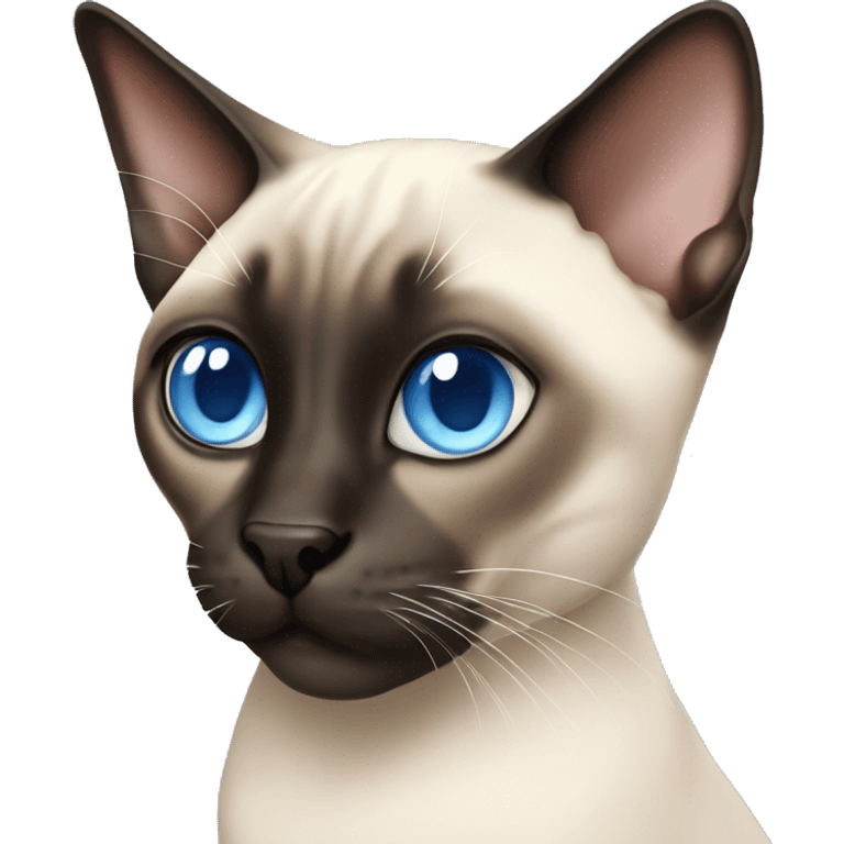 siamese with blue eyes cat emoji