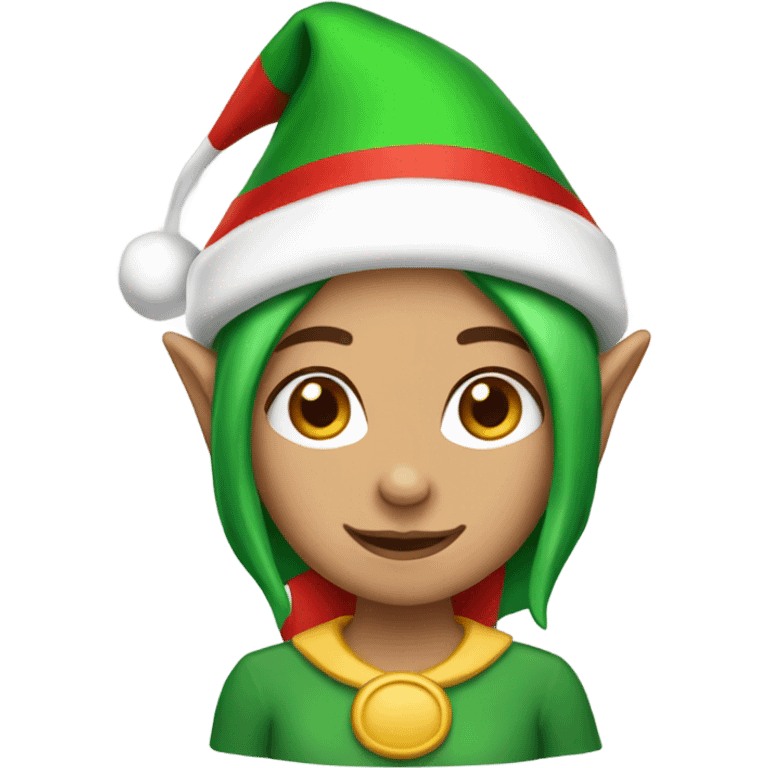 elf female santa hat emoji