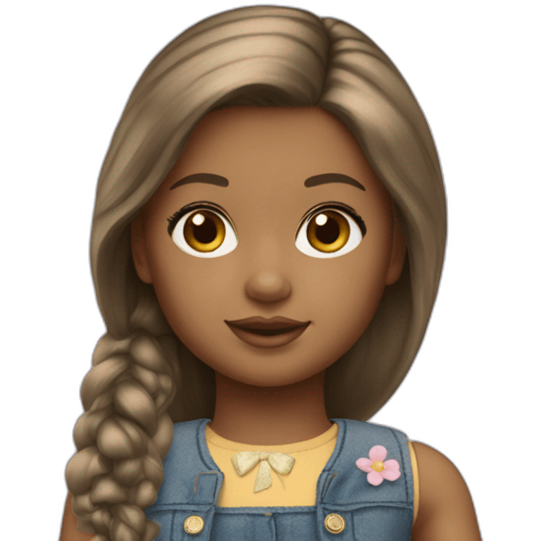 Poupée american girl emoji