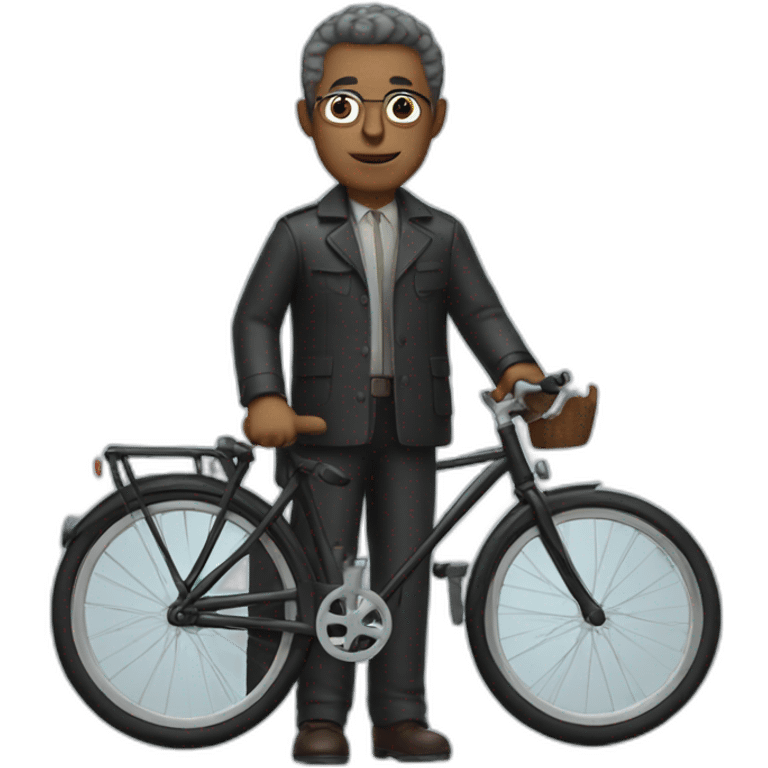 Alfred with a bike emoji