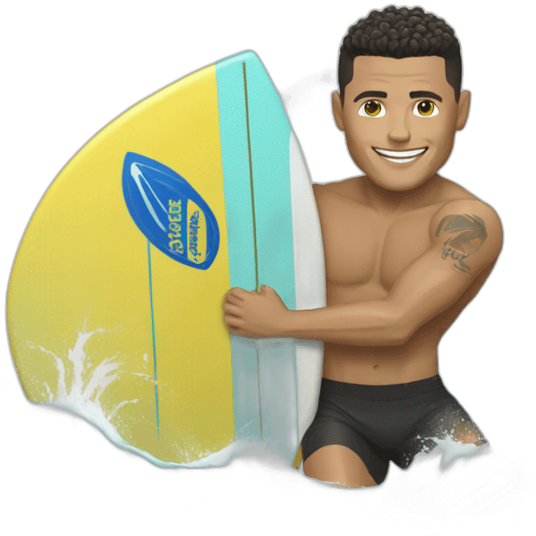 Ronaldo qui surf emoji