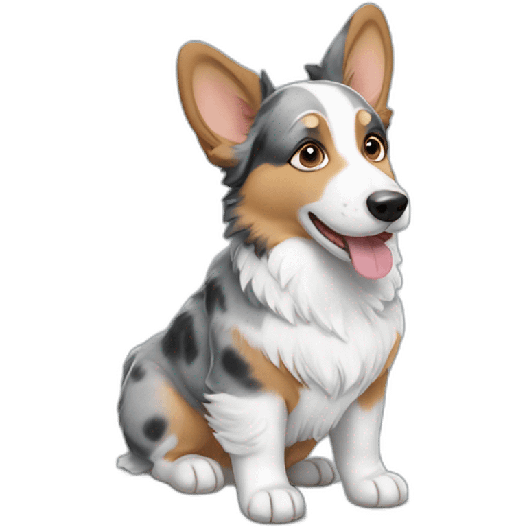 blue merle corgi emoji