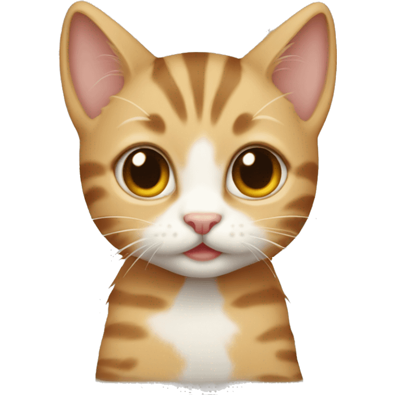 Cheesy Tabby Baby Cat emoji