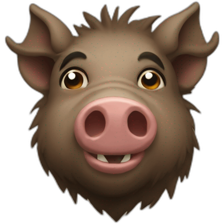 Boar emoji