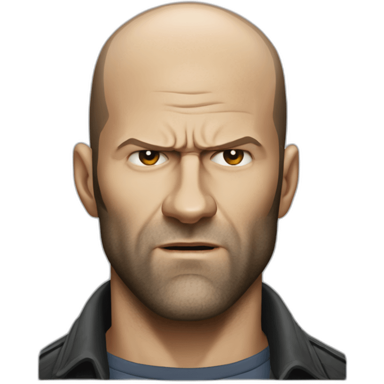 very angry Jason Statham emoji