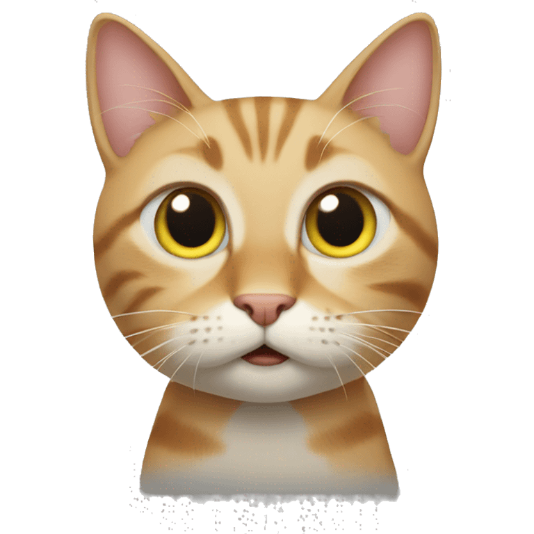 Cat surprised emoji