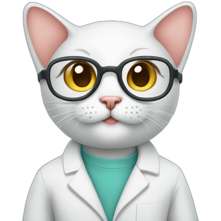 cat does science emoji