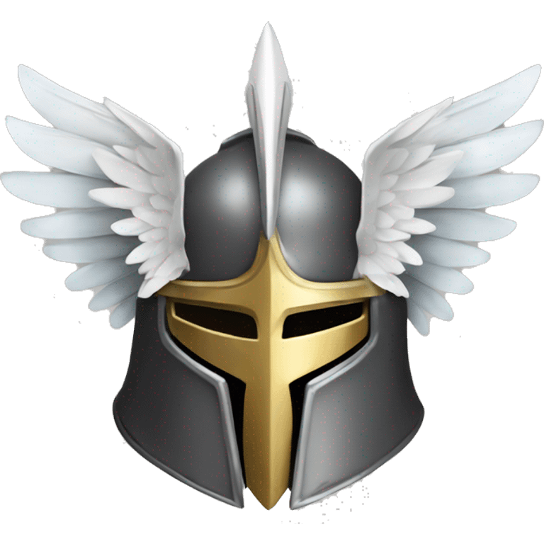 paladin helmet with wings emoji