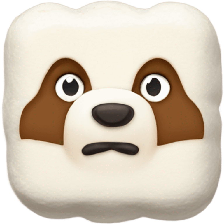 Bear-shaped marshmallows emoji