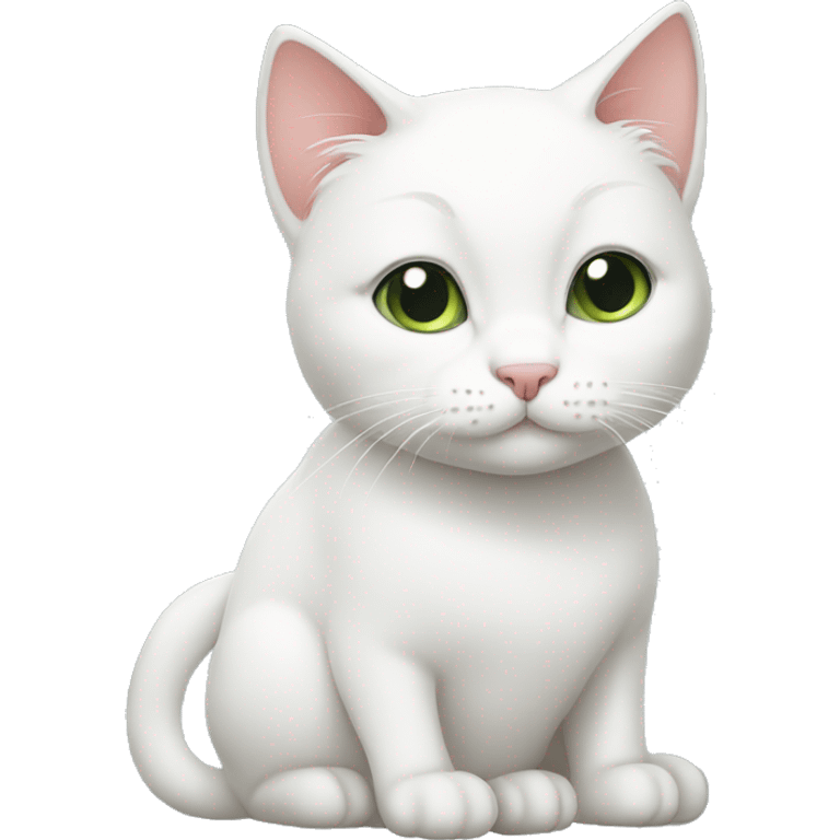 white cat emoji