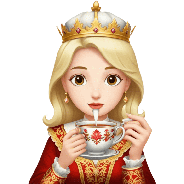 Royal tea  emoji