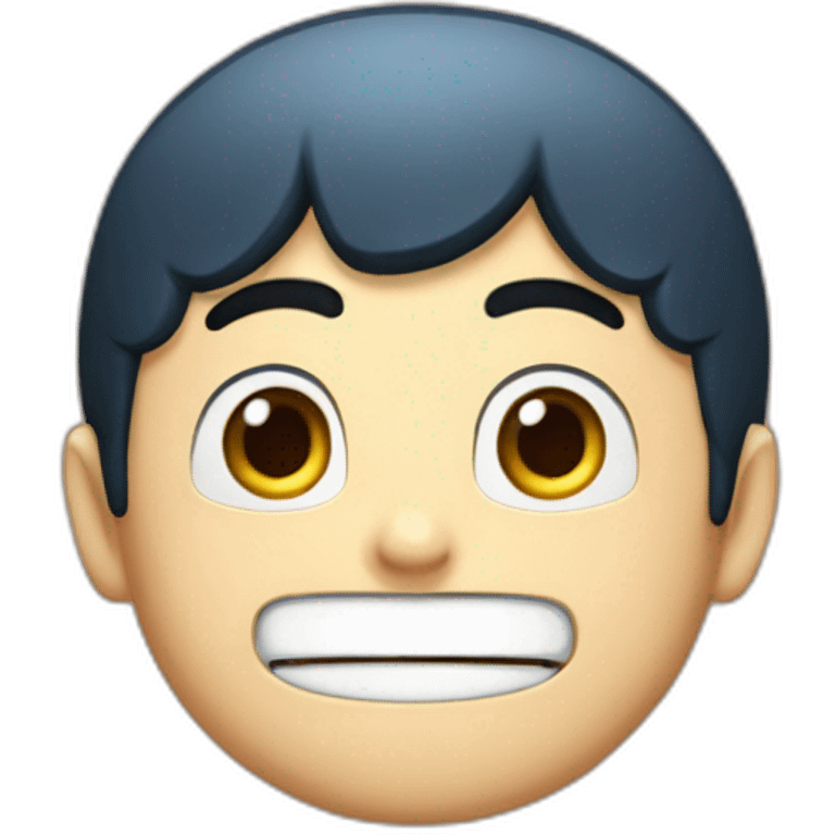 nobita with doremon face emoji