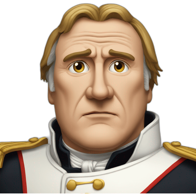 gerard depardieu en Napoléon emoji