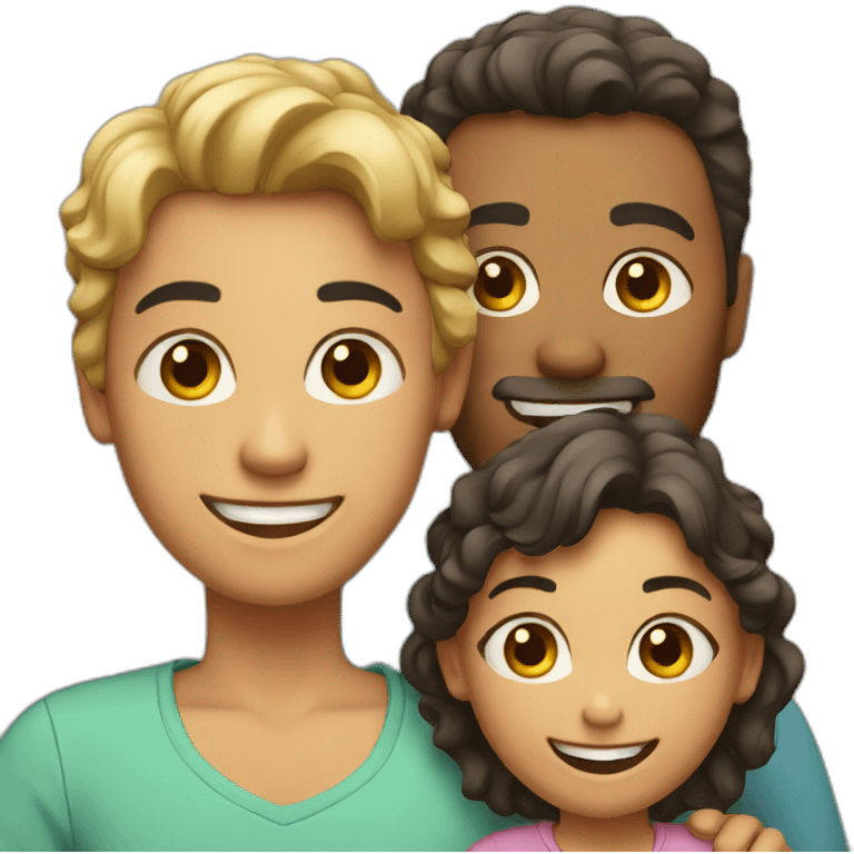 happy family emoji