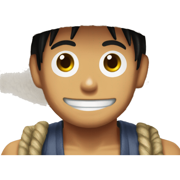 Solo el sombrero de Luffy emoji