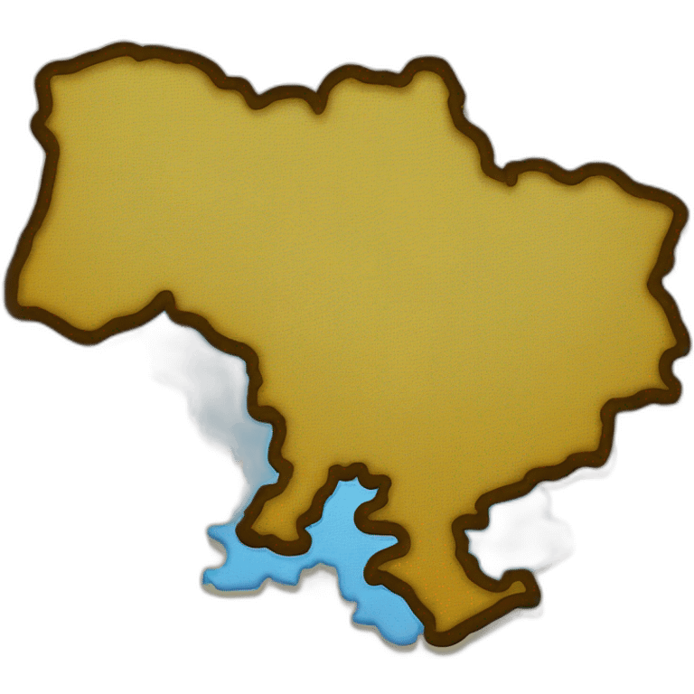 ukraine map emoji