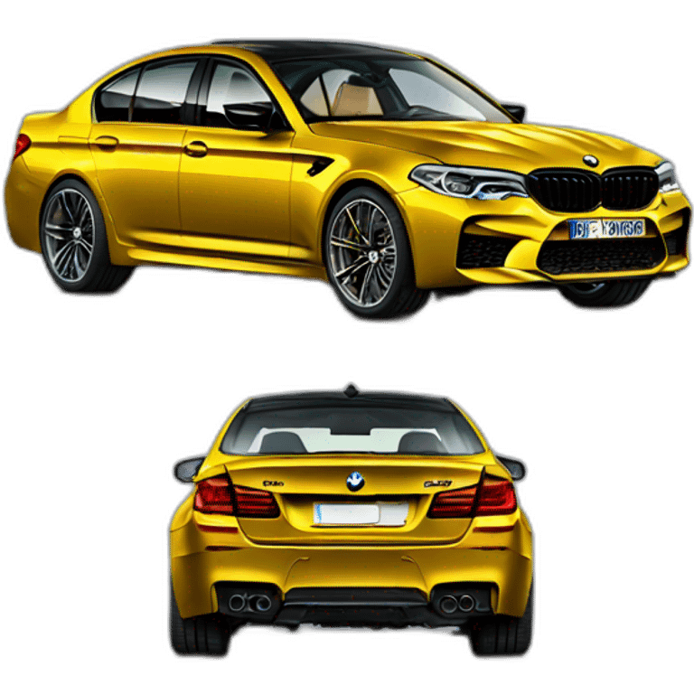 bmw M5 sedan emoji