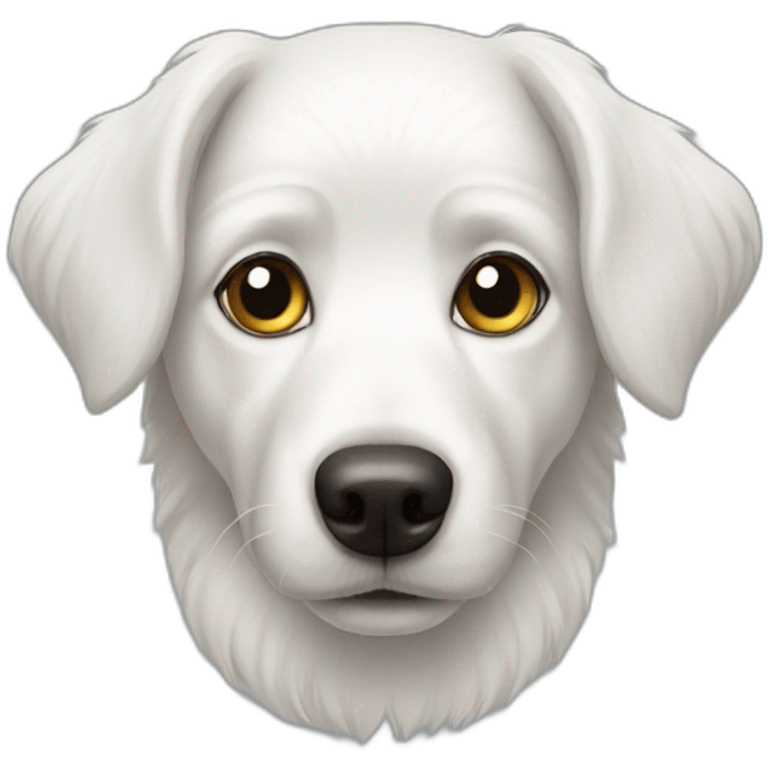 white dog emoji