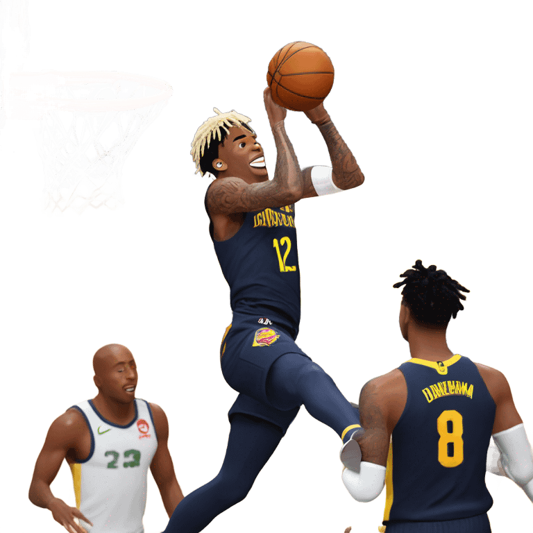 Ja morant dunking on victor wembenyama emoji