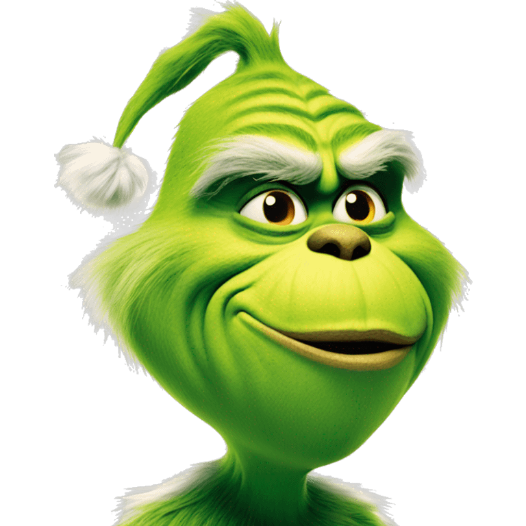 The grinch  emoji