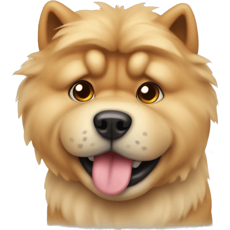 Chowchow fart emoji