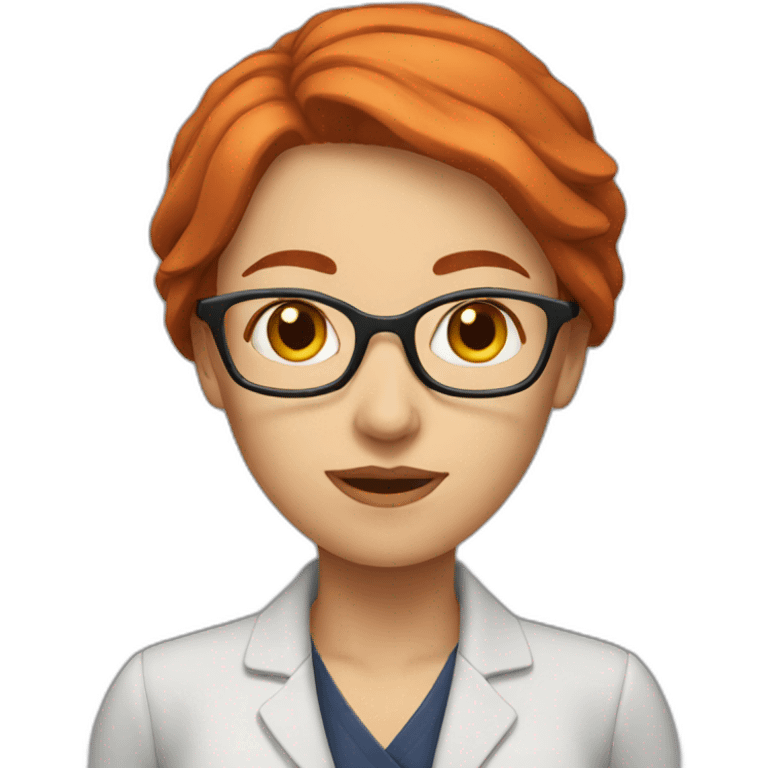 Red-hair-english-teacher-woman emoji