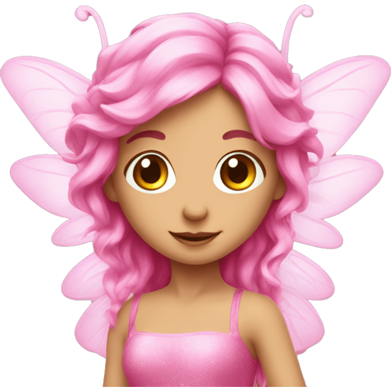 pink fairy emoji