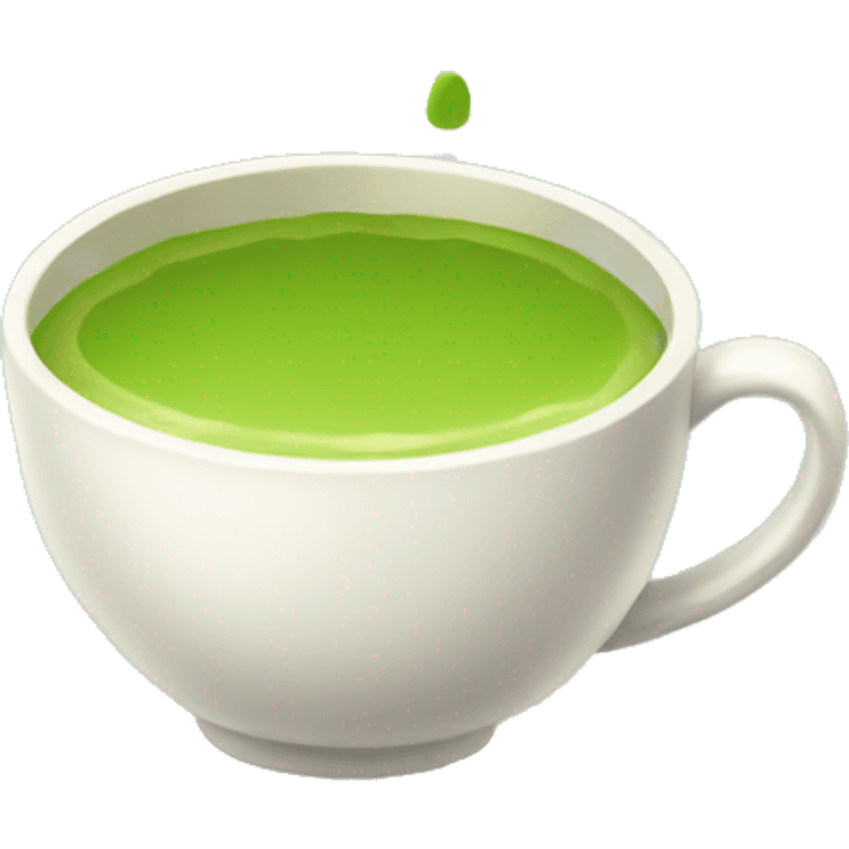 A cup of matcha  emoji