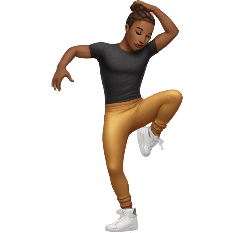 skintight outfit breakdancer emoji