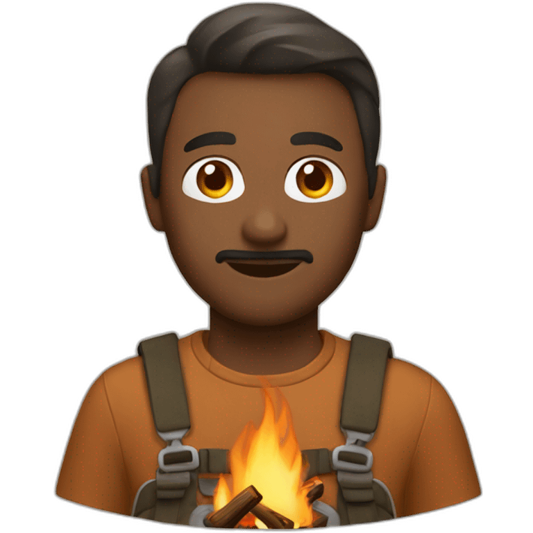 campfire man emoji