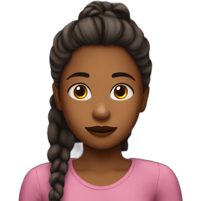 Girl in a movie emoji