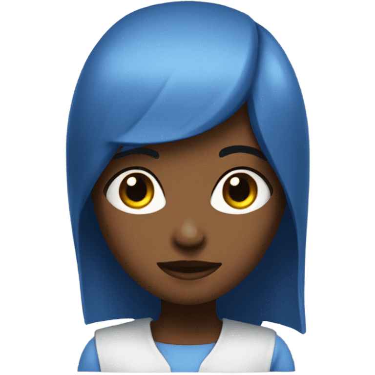 Blue Sister from the video game 1000xResist emoji