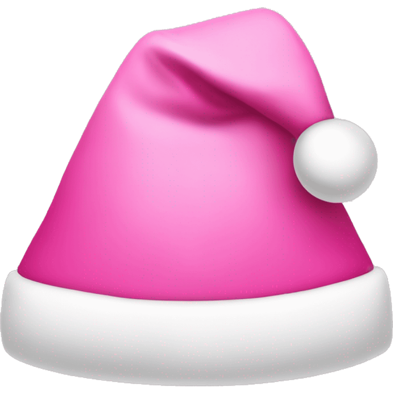 pink christmas hat  emoji