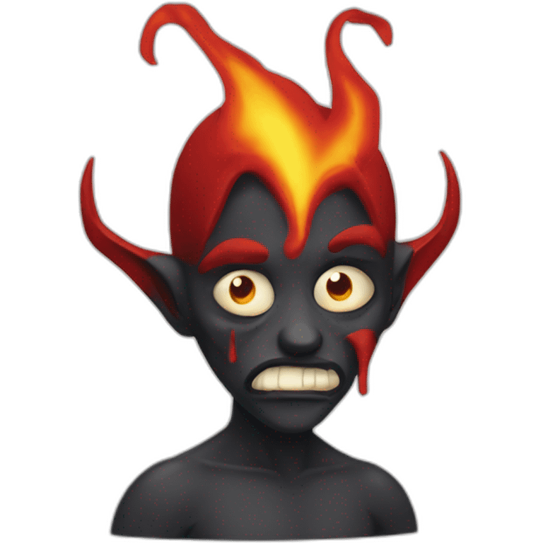 Diable qui pleure emoji